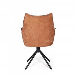 Fred Swivel Dining Chair Rust
